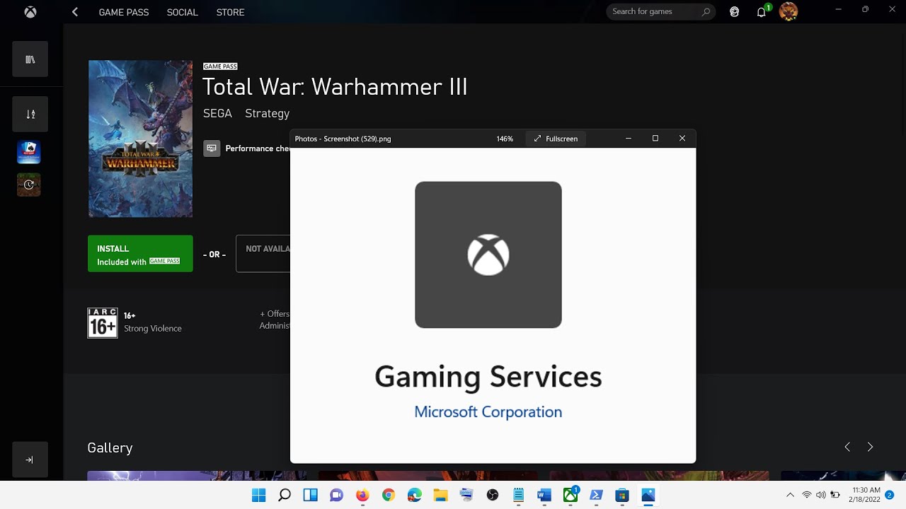 Fix Launching Total War WARHAMMER III Opens Gaming Services On Microsoft Store In Windows 10/11 PC