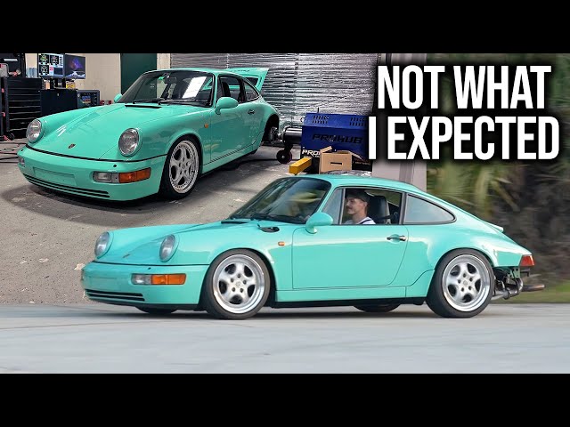 First Drive in my 6 Speed Swapped Porsche 964 - YouTube