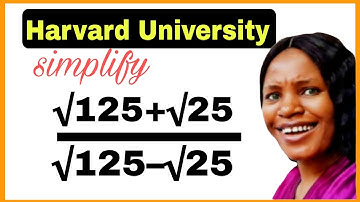 Harvard University interview| Surd simplification|Calculator is not allowed