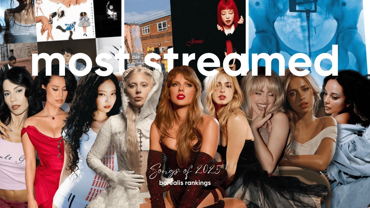 My Top 100 Most Streamed Songs of 2025 | Year In Review - YouTube