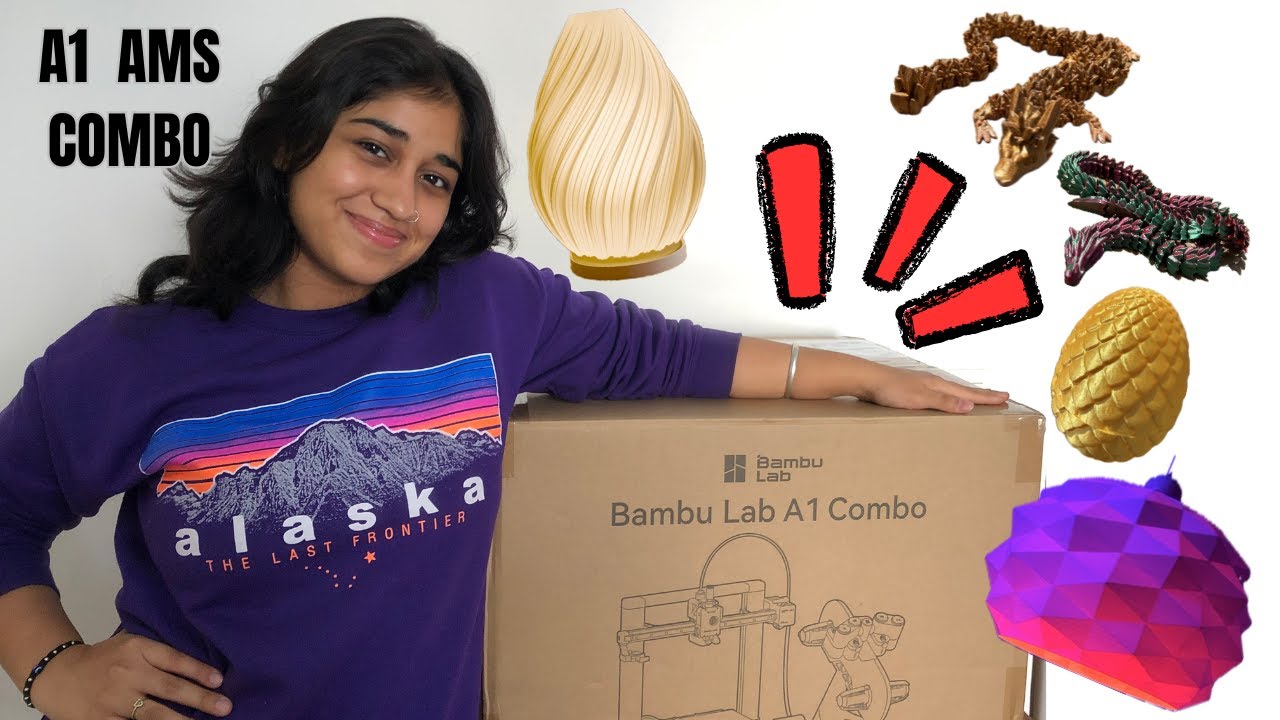 Unboxing My FIRST 3D Printer! 🔥 Bambu Lab A1 Combo with AMS – Is This ...