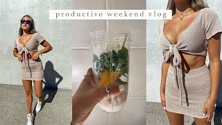 PRODUCTIVE WEEKEND VLOG How I take my instagram pics, lots of content, beach walks + more