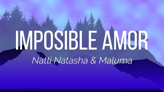 Natti Natasha & Maluma - Imposible Amor ( Lyrics Video ) | Natti Natasha | Maluma | Feel the Music