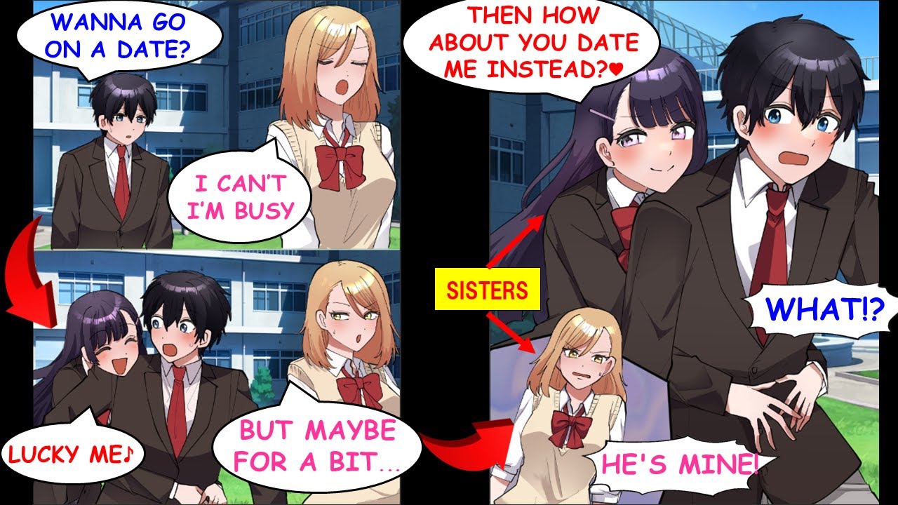 Когда меня бросила эта хулиганка, её милая младшая сестрёнка пригласила меня на свидание. [Манга ...