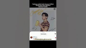 Taehyung replied under the Compose Coffee IG post 😭 #v #taehyung #bts