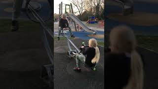 Fun together at the park #seesaw  #teetertotter #teeterboard