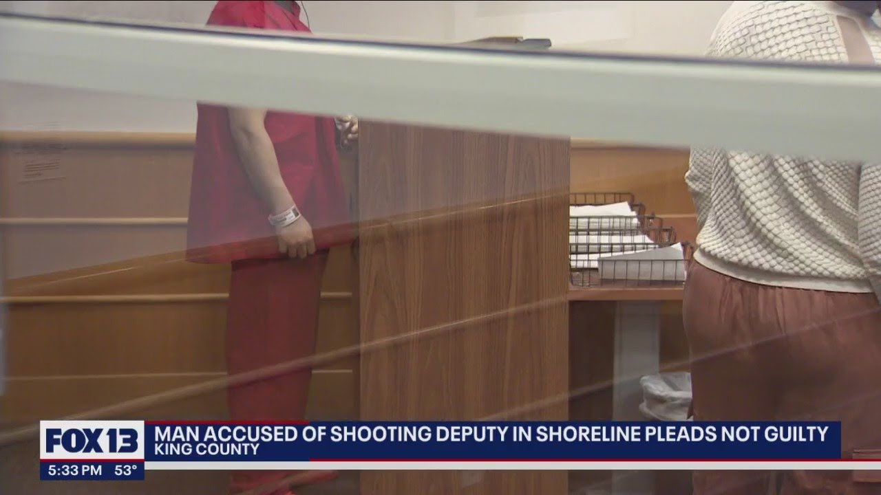 Man accused of shooting deputy in Shoreline pleads not guilty | FOX 13 ...