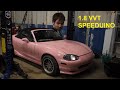 Jungiam Speeduino programuojamą kompą mazda mx5 NB 1.8 VVT