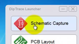 Diptrace 3/10 schematic main window