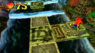 Crash Bandicoot 2: Cortex Strikes Back (PAL) 100% Walkthrough #021 Level 7: Air Crash (2/2)