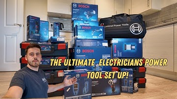 The Ultimate electricians power tool set up! 