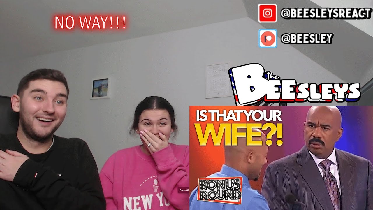 British Couple Reacts to Family Feud - MARRIAGE ENDING ANSWERS