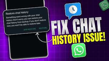 How to Fix "Something Went Wrong with Your Chat History" in WhatsApp on Android