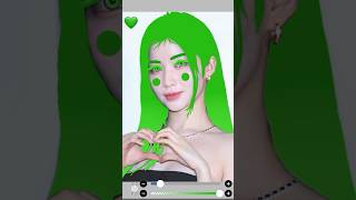 Asa hair color in Green 💚🍀#babymonster #ibispaintx #asa #edit