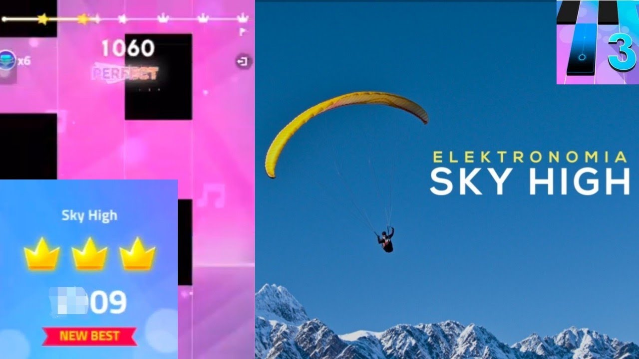 [NCS Song] Elektronomia - Sky High in Magic Tiles 3 | How Far Can I Get?