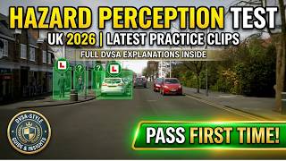Hazard Perception Test UK 2026 | Latest Practice Clips & Full DVSA Explanations to Pass First Time