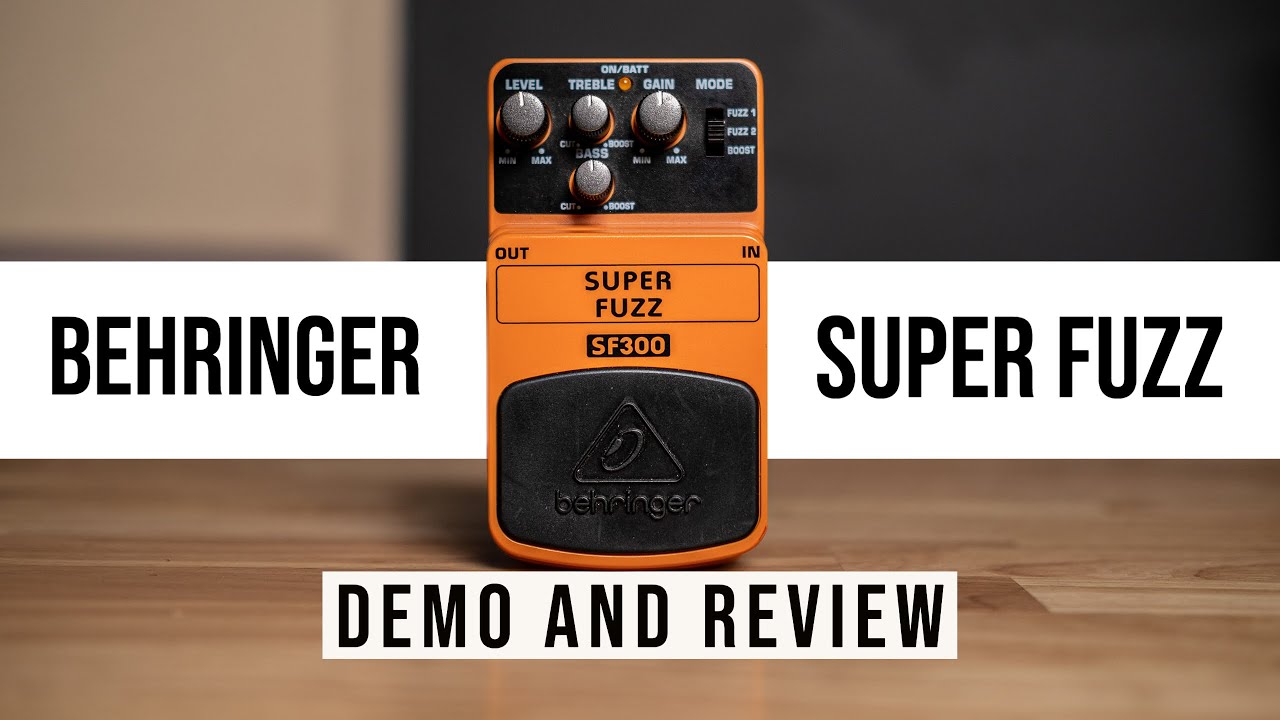 Behringer Super Fuzz SF300 Demo & Review