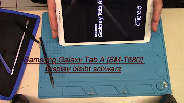 Wie mache ich ein Samsung Tablet auf?