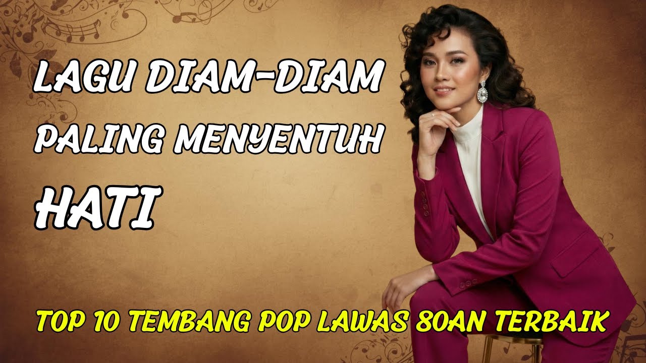 TOP 10 Lagu Pop Lawas 80an Terbaik – Cinta Dalam Diam, Sepi & Kenangan Paling Menyentuh Hati