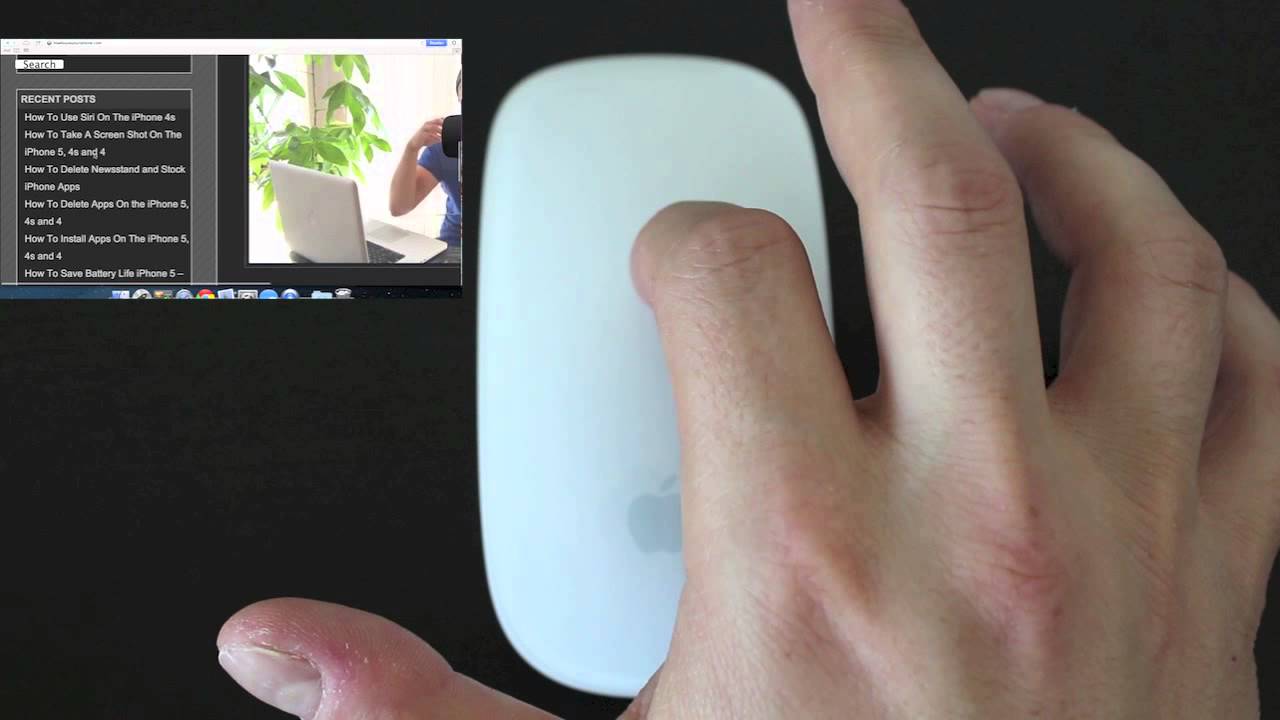 How To Use Apple Magic Mouse Gestures and Multi Touch - YouTube