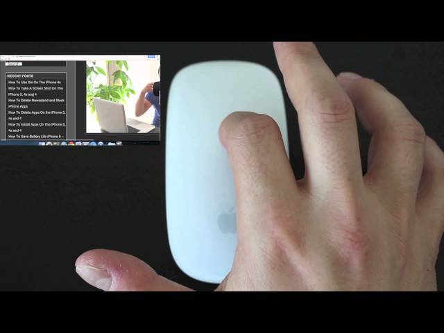 How To Use Apple Magic Mouse Gestures and Multi Touch