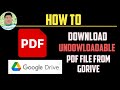 Download View-Only PDFs from Google Drive 📥