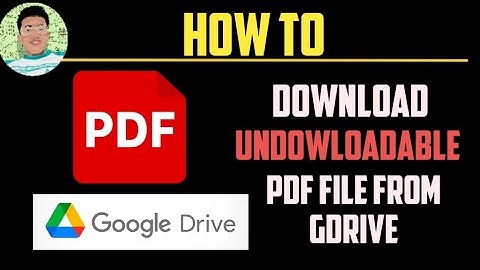 How to Download View Only or Undownloadable PDF from Google Drive | 100% Working Method