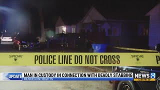 PD: Man arrested in connection with 2 Muskegon Heights deaths