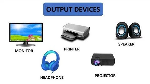 Input and Output devices Part 2