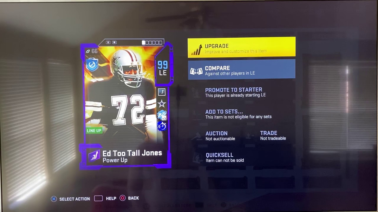 Yesssss we got 99 ED TOO TALL JONES madden 20