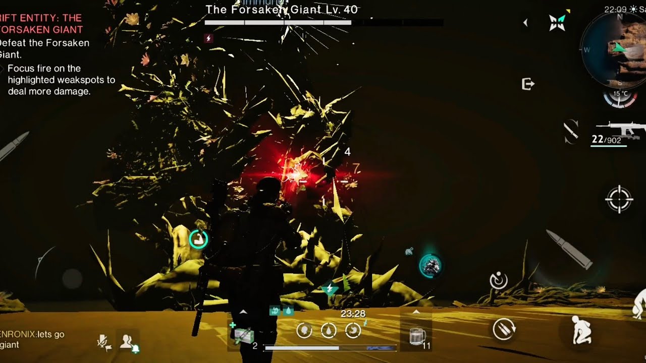 ONCE HUMAN MOBILE VERSION | CBT | 4K NEW GAMEPLAY LEVEL 40 BOSS FIGHT FORSAKEN GIANT