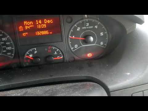 Peugeot Boxer / Citroen Relay Oil Light Flashing Reset 