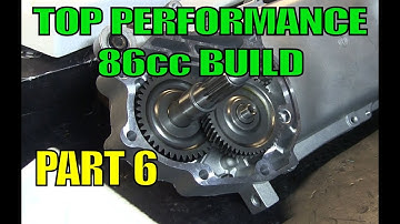TPR 86cc Build : Part 6 : Gearbox Assembly With Additional Support