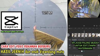 CARA EDIT VIDEO BERBURU DENGAN MUDAH DAN JERNIH TANPA WATERMARK‼️ Bedilkesilir