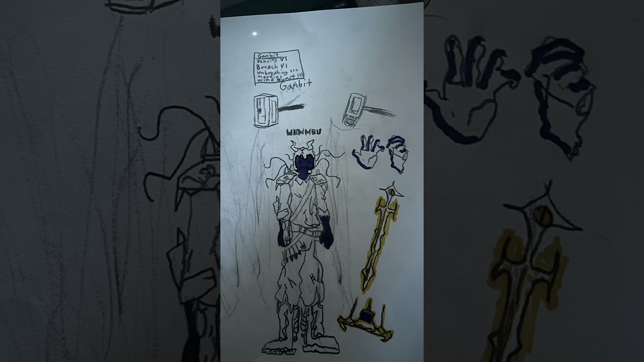 First Wemmbu fanart and first full body drawing 