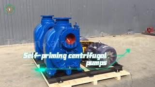 Self-priming centrifugal pumps