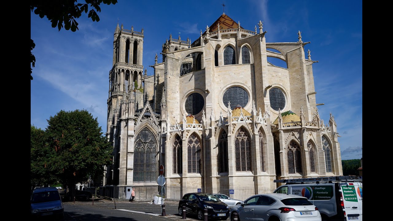 La Collégiale Notre-Dame de Mantes-la-Jolie 4K - Région Île-de-France - France