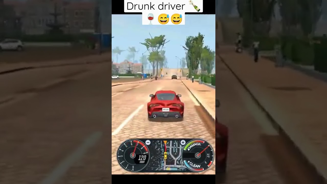 drunk driver driving luxury Uber car in beautiful 🌆🏙️🍾🍾🍾🍾