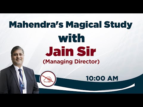 Mahendra's Magical Study with Managing Director (Mr. Naveen Kumar Jain)