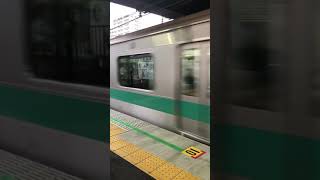 JR常磐線各駅停車E233系2000番台到着