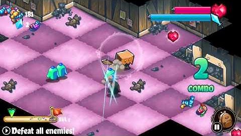 Slashy Hero (by Kongregate) - action game for android and iOS - gameplay.