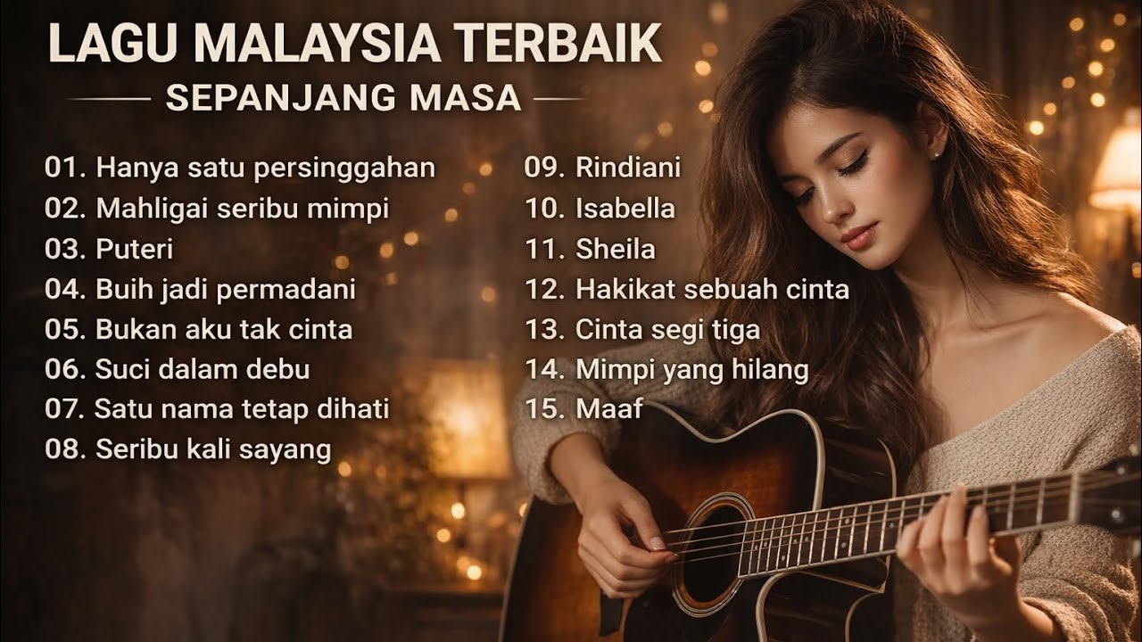 KOLEKSI LAGU MALAYSIA TERBAIK DAN TERPOPULER SEPANJANG MASA 🎧 🎶 