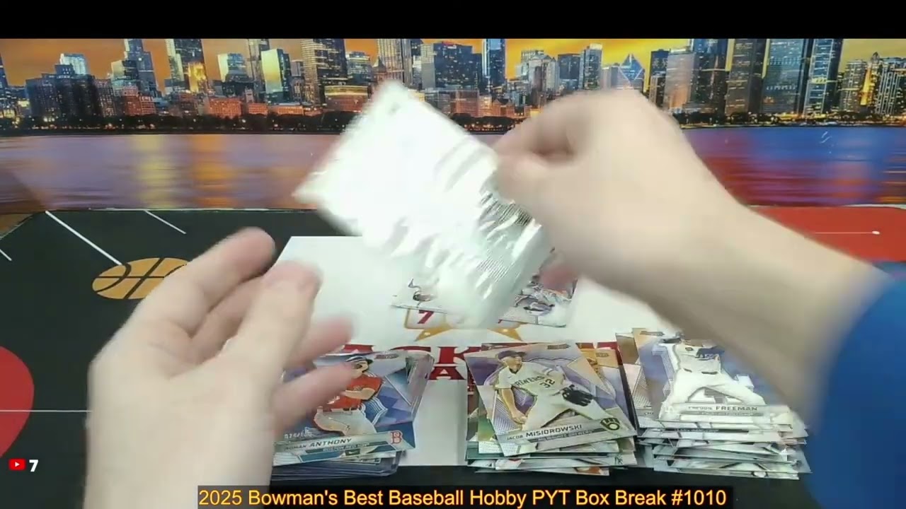 4-8-26 2025 Bowman's Best Baseball Hobby PYT Box Break #1010 - 4 AUTO BREAK!