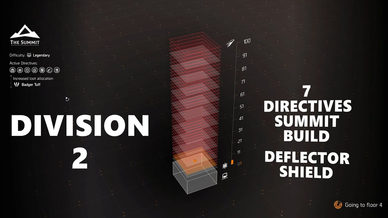 7 Directives Summit Legendary build  - Division 2 TU12 - Deflector Shield