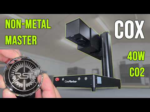 This RF CO2 Galvo Laser Cuts, Engraves & Even Does Glass! | ComMarker COX Review