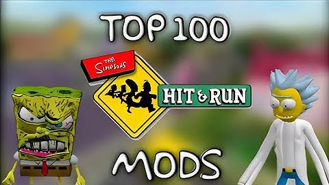 Top 100 Greatest Simpsons Hit And Run Mods