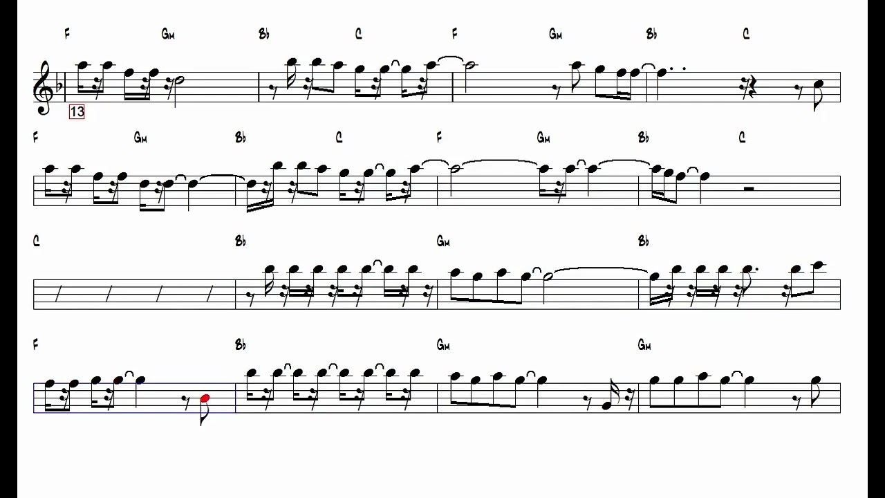 Wet Wet Wet Love Is All Around Tenor Sax