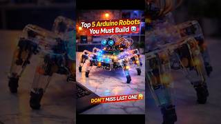 Top 5 Arduino Robots You Can Build | DIY Robotics Projects #Shorts #Robotics #scienceproject