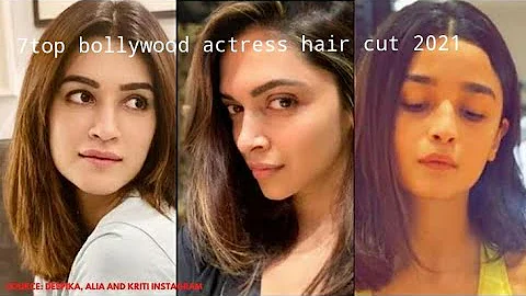 Top 7 indian actress hair cut 2021