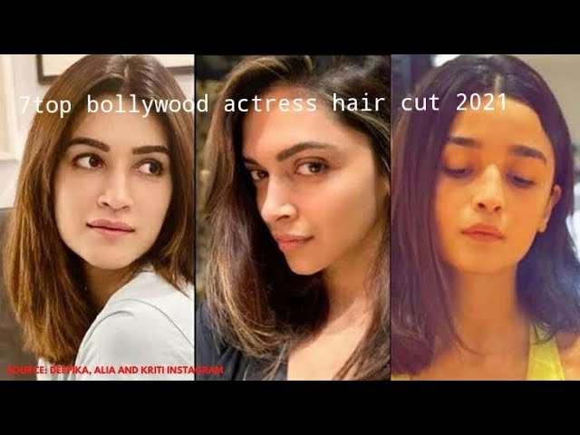 Top 7 indian actress hair cut 2021 - YouTube